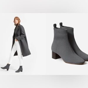 Everlane Gray Ankle Boots